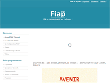 Tablet Screenshot of fiap-cultures.fr